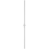  Unutarnja vrata 102,5x201,5 cm bijela od ESG stakla i aluminija | shoptok.hr