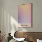  Slika - Peaceful Drift - Delicate Pastel Shades Creating a Harmonious Whole 40x60 U prirodnom drvenom okviru | shoptok.hr
