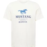Mustang Majica 'Austin' modra / črna / off-bela