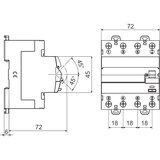 GEWISS 90RCD, fid sklopka 4P 40A 0,5A, tip ac | Eponuda.com
