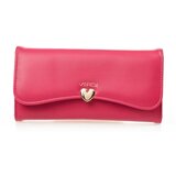 Verde Novčanik ženski sa kopcom u obliku srca 1440, 20x4x11 cm ciklama | ePonuda.com