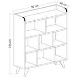Hanah home polica za knjige florida walnut