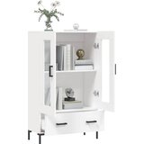  Visoka komoda bijela 69,5 x 31 x 115 cm od konstruiranog drva | shoptok.hr