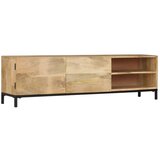 vidaXL TV omarica iz trdnega mangovega lesa 145x30x41 cm Cene