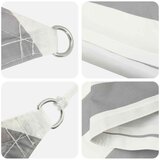  Sončno platno Svetlo siva in bela. 2,5 x 2,5 m, (5000258680) | Shoptok.si
