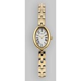 Timex Cavatina Gold Tone Case Bracelet Watch white dial | Shoptok.si