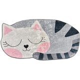 Mila Home Rožnata/siva pralna otroška preproga 60x100 cm Cat – Cene