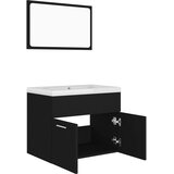  Set kupaonskog namještaja od iverice crni | Eponuda.com