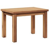 vidaXL Klubska miza Rjava 50 x 35 x 36 cm Trdna tikovina, (5000073435) Cene