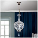 Orion HL 6-1498/1 - Kristalni luster na lancu ARILA 1xE27/60W/230V braon/patina Cene