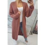 Kesi Long sweater dark pink Cene