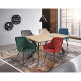Livetastic naslanjač, les, kovina, tekstil siva, črna | Shoptok.si