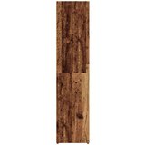 vidaXL Knjižna omara starinski les 66x30x130 cm inženirski les | Shoptok.si