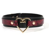SuperLove Premium Heart Choker Black-Red u