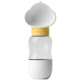 INF Prenosna steklenička za vodo in posoda za hrano za hišne živali 350ml/200ml White, (5000446672) Cene
