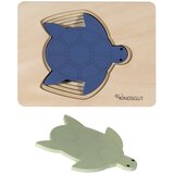 Kindsgut Lesena sestavljanka vtikanka Turtle – | Shoptok.si