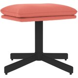 The Living Store Stolček za noge roza 60x60x36 cm žamet - Stolček Za Noge, (21419818) | Shoptok.si