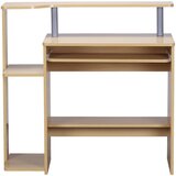 MID.YOU računalniška miza leseni material barve bukve | Shoptok.si