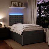  Krevet box spring s madracem tamnosivi 120 x 190 cm baršun | shoptok.hr