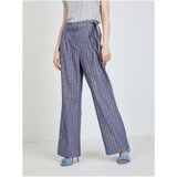 Vero Moda Dark blue striped wide trousers Serena - Ladies | shoptok.hr