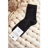 Kesi Women's Embossed Socks Black