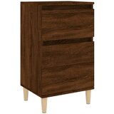 Maison Chic Nočna omarica - Nočna miza rjavi hrast 40x35x70 cm, (21687371) Cene