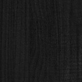 Ormarić za knjige / sobna pregrada crni 80x35x135 cm borovina | shoptok.hr