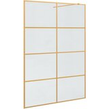  Zid za walk-in tuš Zlatno 140 x 195 cm Staklo otporno na udarce | shoptok.hr