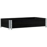  Vrtna sadilica crna 100x50 cm od masivne borovine | Eponuda.com
