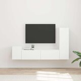  Komplet TV omaric 4 pcs Bela Konstruiran les - - Bela - 61.6 - 30 x 31 x 100 cm - 2025-vidaXL-Uvoz_2 | Shoptok.si
