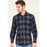 Dewberry G729 MEN'S PLAID SHIRT-LACİVERT | Shoptok.si