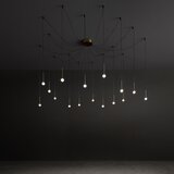 Ideal Lux led luster na sajli lucciola, 16xLED/16W/230V, cri 90, pauk, mesing | Eponuda.com