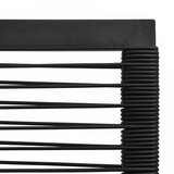  5-dijelni vrtni blagovaonski set od PVC ratana crni | shoptok.hr