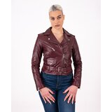 La Force Fashion ženska invento kožna jakna Lira - Bordo | Eponuda.com