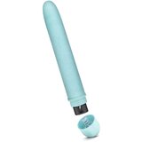 Gaia Eco L - okolju prijazen vibrator s palicami (modri) - velik Cene