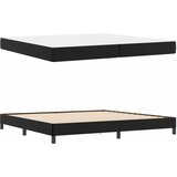  Krevetna konstrukcija s madracem Crna 200 x 200 cm tkanina | shoptok.hr