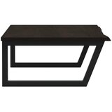  Zidna polica za umivaonik od čelika i masivne hrastovine Smeđa 100 x 60 x 2 cm | Shoptok.si