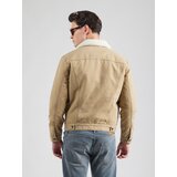 Levi's Prehodna jakna 'Type III Sherpa Trucker Jacket' svetlo rjava | Shoptok.si
