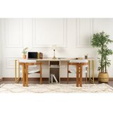 Hanah home Pisai stol Simar (Travertin/Zlatna) | shoptok.hr