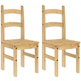 Maison Chic Jedilni stoli - Vzorci stoli 2 kosa 40x46x99 cm trdna borovina A176, (22032457) | Shoptok.si