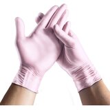 Espeon Nitril Sparkle Pearlescent Pink nitrilne rukavice bez pudera veličina S 2x50 kom | shoptok.hr