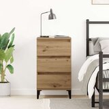  Nočna omarica Obrtnški hrast Inženirski les Kompaktna, (22007925) | Shoptok.si