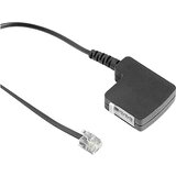 Hama telefon (analogni) adapter [1x RJ11 vtič 6p4c - 1x tae-f vtičnica] 0\,20 m črn isdn adapter [1x RJ11-vtič 6p4c - 1x tae-f-vtičnica] 0.20 m črne barve (20411200) | Shoptok.si