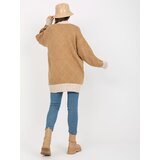 RUE PARIS Sweater-LC-SW-0258.03P-camel | Shoptok.si