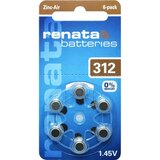 Renata 312 baterije za slušni aparat (6 baterij v blistru), (20430774) | Shoptok.si