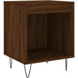  Noćni ormarić smeđa boja hrasta 40x35x50 cm konstruirano drvo | shoptok.hr
