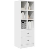  Highboard s ladicama Bijelo 45,5 x 34 x 127 cm | shoptok.hr