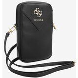 Guess PU Grained 4G Metal Logo Taška na Telefon se Zipem Black Ovitek za telefon Vijolična | Shoptok.si