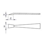 Knipex pljosnata plastična pinceta esd 115mm (92 09 05 esd) | ePonuda.com