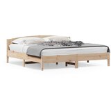 Furnova Posteljni okvir brez vzmetnice 200x200 cm trdna borovina, (21940089) | Shoptok.si
